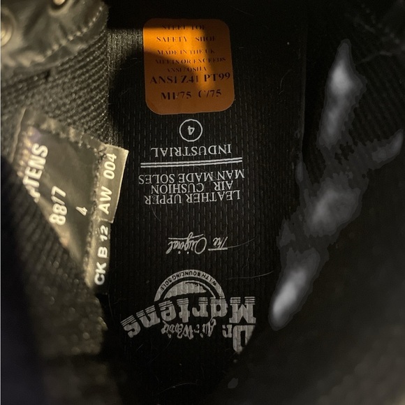 DOC MARTENS STEEL TOE BOOTS - Picture 6 of 6